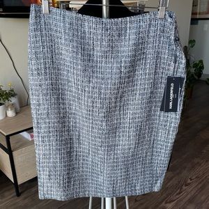 Karl Lagerfeld Paris Tweed Pencil Skirt 10